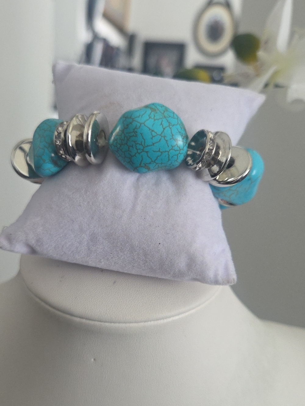 Paparazzi Stone Age Stunner Blue Bracelet NWT